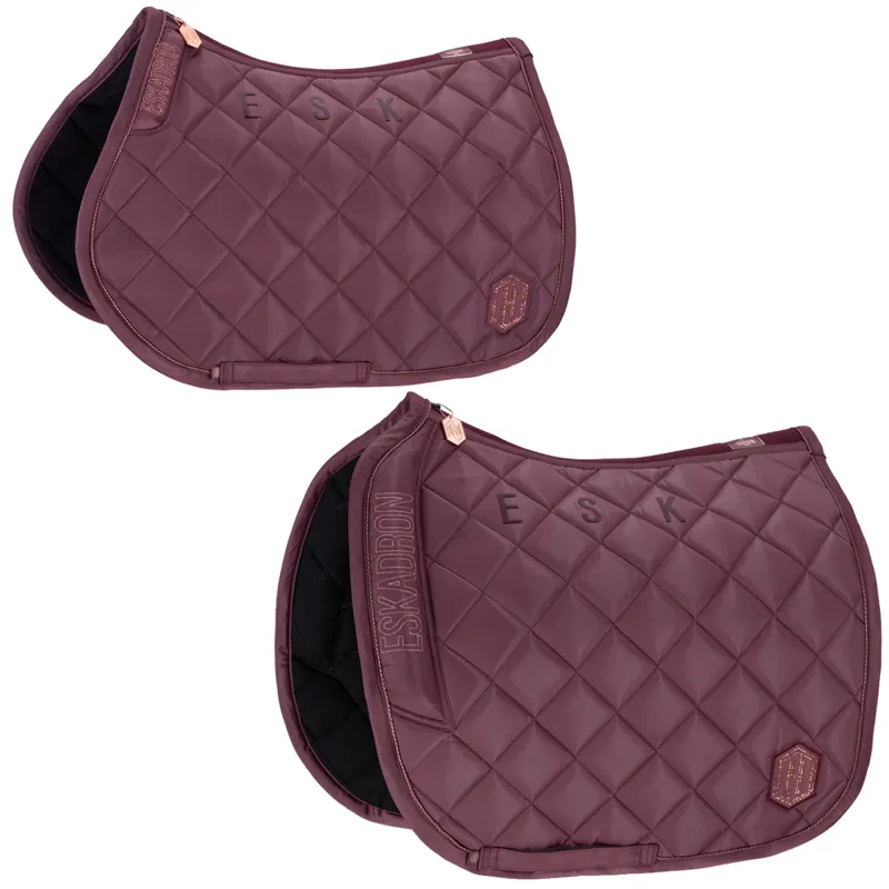 Eskadron High Gloss Avantgarde Saddlecloth Heritage AW23 - Cassis